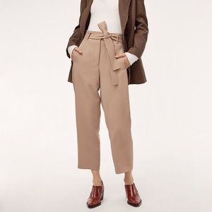 Wilfred Aritzia Tie Front Pant - Chasm Size 8 NWT
